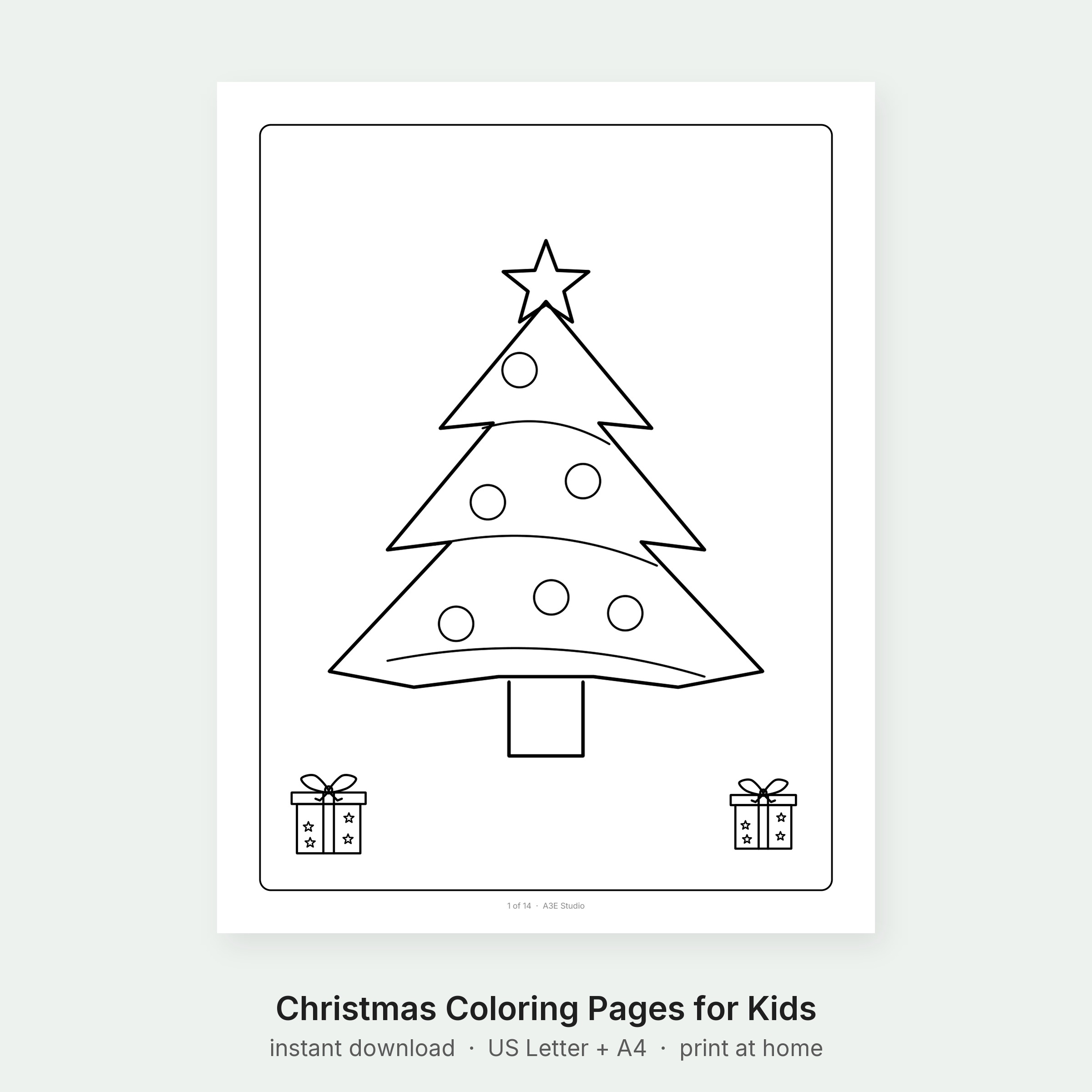 Christmas Coloring Pages for Kids